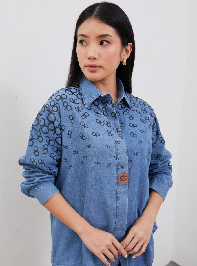 MONOGRAM DENIM LIGHT SHIRT